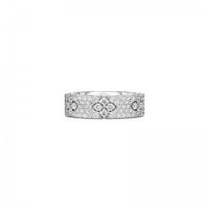 Roberto Coin 18K Rose Gold Royal Princess Flower Diamond