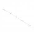 18K WHITE GOLD 3 STATIONS DIAMOND BRACELET.