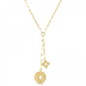Roberto Coin 18K Rose Gold Diamond Venetian Princess Pendant