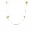 Roberto Coin 18k Yellow Gold Diamond Arabesque Station Neclace .25ctw.