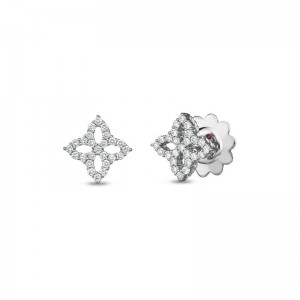 Roberto Coin Small Earrings with Diamonds