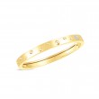 Roberto Coin 18K Gold & Dia Accent Pois Moi Luna Thin Bangle