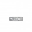 Roberto Coin 18K Gold & Pave Dia Pois Moi Luna Ring
