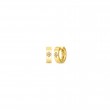 Roberto Coin 18k Yellow Gold Diamond Love in Verona Earrings 15mm .05ctw. 