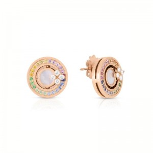 Roberto Coin 18K Love in Verona Rainbow Stud Earrings