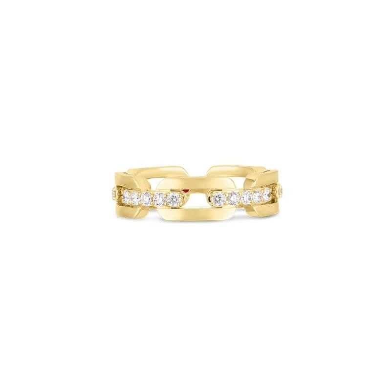 https://www.williambarthman.com/upload/product/Roberto Coin 18K Yellow Gold Navarra Hard Chain Link Diamond Ring