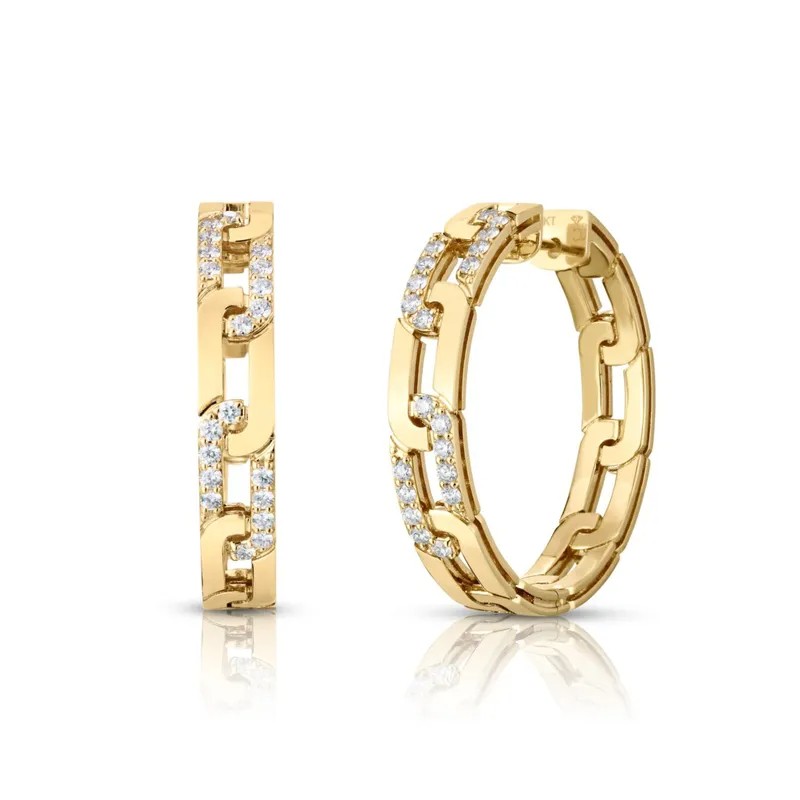 https://www.williambarthman.com/upload/product/ROBERTO COIN 18K YELLOW GOLD DIAMOND NAVARRA 25MM EARRINGS DIA-0.54. 