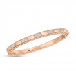 Roberto Coin Rose Gold Diamond Mosaic Bangle 48x58 .40ctw.