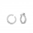 Roberto Coin 18KW Diamond Earrings Love in Verona 1.32ctw.