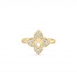 Roberto Coin 18k Yellow Gold Diamond Ventian Princess Ring .15ctw. 