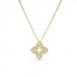 Roberto Coin 18k Yellow Gold Diamond Ventian Princess Necklace .15ctw. 