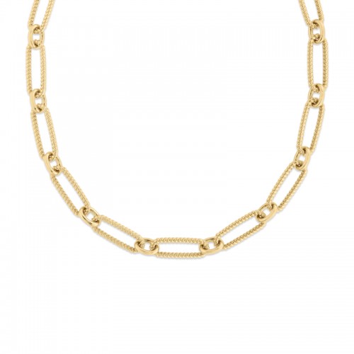 Roberto Coin 18k Yellow Gold ORO Classic Chain.