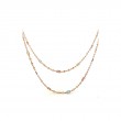 ROBERTO COIN 18K ROSE GOLD DIAMOND B.TOPAZ,PERIDOT.TANZA,CITRIN,TOURMALIN. BTOP-1.65, CITR-1.28,DIA-4.10,PER-1.49,PTOUR-1.24,TAZ-1.47