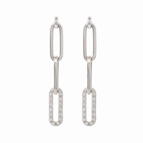 Vimco 14k White Gold Earrings .55ctw. 
