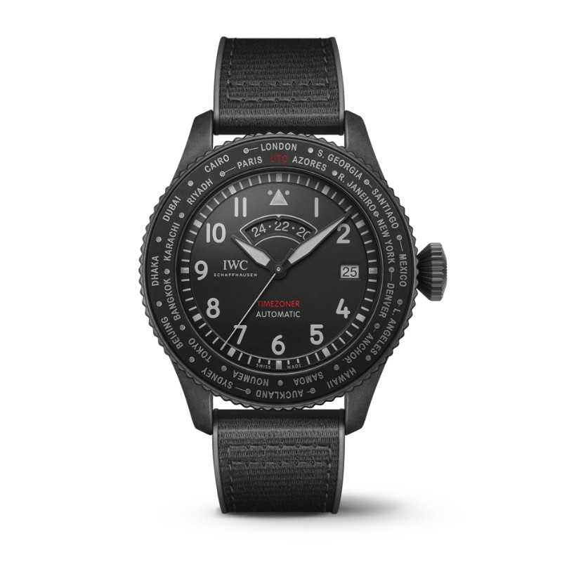 Pilot's Watch Timezoner TOP GUN Ceratanium®