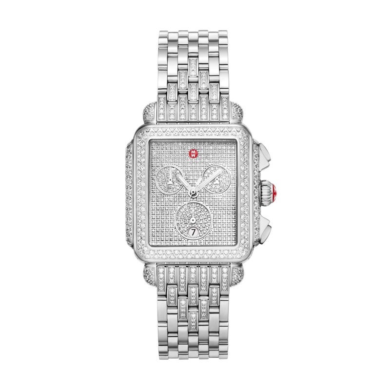 Limited Edition Deco Diamond Pavé Jubilee Stainless Watch