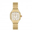 Meggie 18K Gold-Plated Diamond Dial Watch