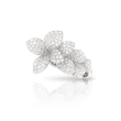 PASQUALE BRUNI 18K WHITE GOLD GIARDINI SEGRETI RING WITH DIAMONDS