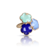PASQUALE BRUNI 18K ROSE GOLD PETIT JOLI IN THE BLUE RING
