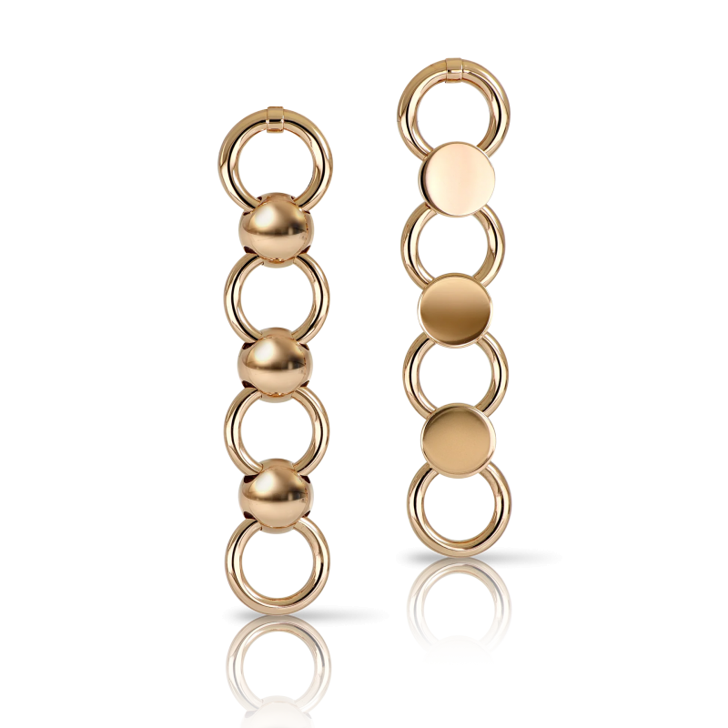 PASQUALE BRUNI 18K ROSE GOLD LUCE EARRINGS GLD-14.73. 