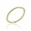 CHIMENTO 18K YELLOW GOLD STRETCH SPRING BRACELET.