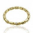 CHIMENTO 18K YELLOW GOLD X-TEND CHAIN LINK BRACELET WITH DIAMOND DETAIL