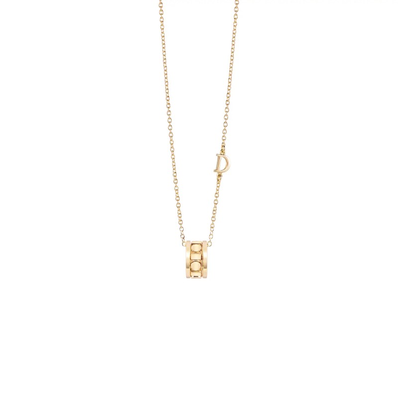 Damiani 18k Yellow Gold Belle Epoque Reel Pendant 5.70mm.