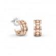 Damiani 18k Pink Gold Belle Epoque Reel Earrings 5.70mm. 