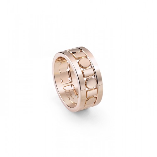 Damiani 18k Rose Gold Belle Epoque Reel Ring 8.30mm.