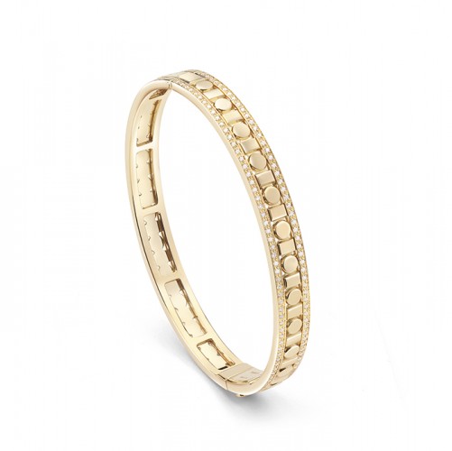 Damiani 18k Yellow Gold Belle Epoque Reel Bracelet with Diamonds, 16cm.