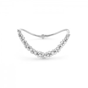 Damiani 18K White Gold Mimosa Diamond Bracelet