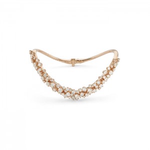 18K ROSE GOLD MIMOSA BRACELET WITH DIAMONDS 16CM GLD-13.30 DIA-37590. 