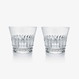 BACCARAT EVERYDAY TIARA TUMBLER #3 SET OF 2.