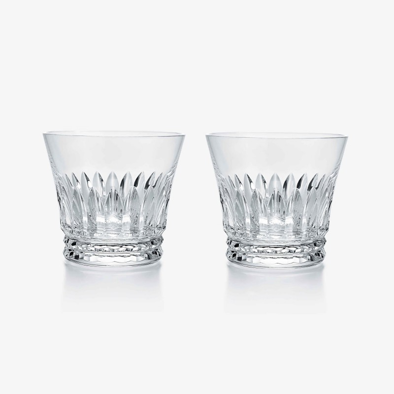 BACCARAT EVERYDAY TIARA TUMBLER #3 SET OF 2.