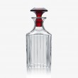 Harmonie Whiskey Decanter - Clear and Red