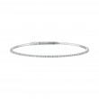 The Broad Street 14k White Gold and Diamond Flexi Bracelet. 0.55ctw