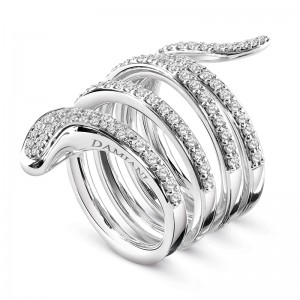 Damiani Eden White Gold Diamond Ring