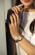30mm Classics Slimline Ladies' Watch in Stainless Steel with MOP and Diamond Dial and Bezel