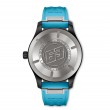 41MM Pilot's Watch Automatic George Russell in Black Ceramic with Blue Rubber Strap