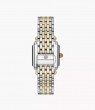 Deco Madison Mid Diamond Two-Tone 18K Yellow Gold-Plated and Stainless Steel  with Chocolate Brown MOP Dial