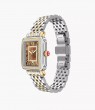 Deco Madison Mid Diamond Two-Tone 18K Yellow Gold-Plated and Stainless Steel  with Chocolate Brown MOP Dial