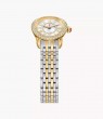 Serein Oval Diamond Two-Tone 18K Gold-Plated Watch