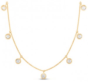 The Maiden Lane Diamonds by the Yard on 14k Yellow Gold Chain. 1ctw