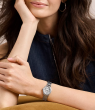 Serein Oval Diamond Stainless Steel Watch