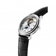 40MM Stainless Steel Classics Heart Beat Moonphase Date