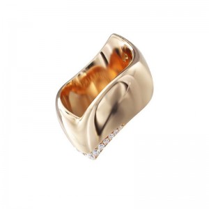 Pasquale Bruni 18K Rose Gold Sensual Touch Diamond Ring