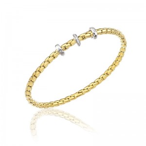 Chimento Stretch Spring Diamond Bracelet