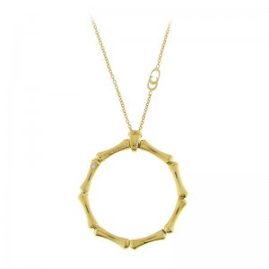 Chimento Bamboo Regular Diamond Necklace