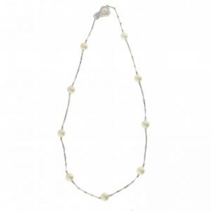 Chimento Bamboo Pearl Necklace
