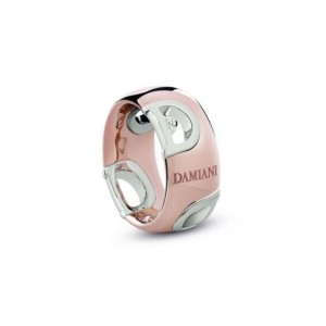 Damiani D.Icon White & Rose Gold Diamond Ring